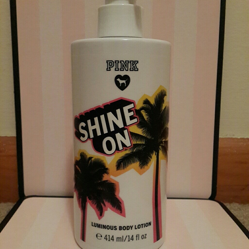 Brand new PINK Shimmer Lotion